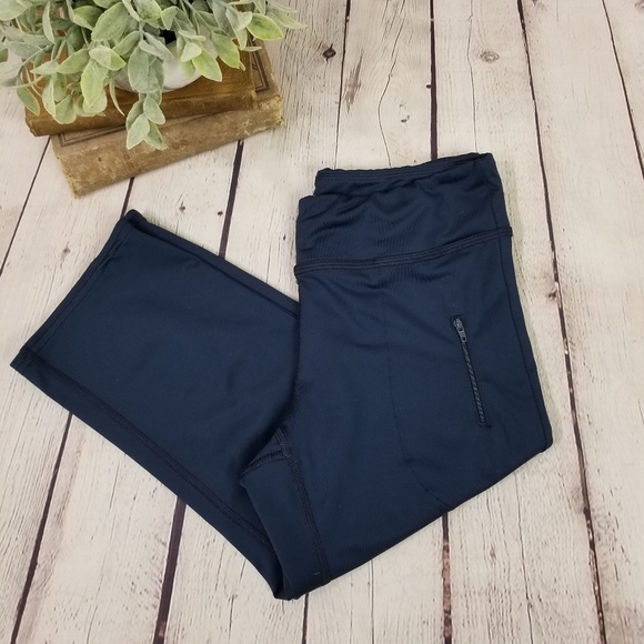 Athleta Dark Teal Capri leggings size small - Picture 1 of 5